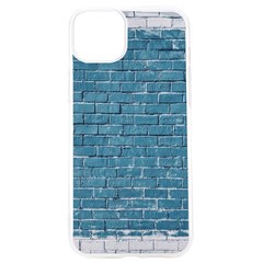 White And Blue Brick Wall Iphone 15 Pro Tpu Uv Print Case