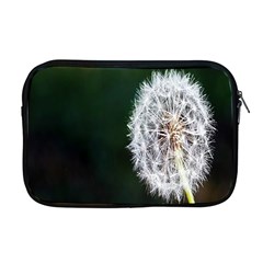 White Flower Apple Macbook Pro 17  Zipper Case by Azkajaya