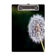 White Flower A5 Acrylic Clipboard by Azkajaya