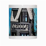 Winter Village Snow Brick Buildings White Mug Center