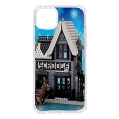 Winter Village Snow Brick Buildings Iphone 14 Plus Tpu Uv Print Case