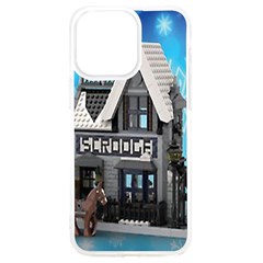 Winter Village Snow Brick Buildings Iphone 15 Pro Max Tpu Uv Print Case by Azkajaya