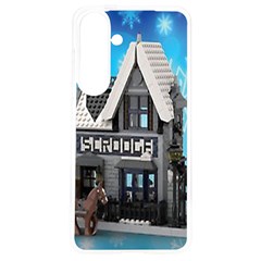 Winter Village Snow Brick Buildings Samsung Galaxy S24 6 2 Inch Tpu Uv Case by Azkajaya