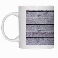 Wood Wooden Wall Wooden Boards Wall Boards Wall White Mug by Azkajaya