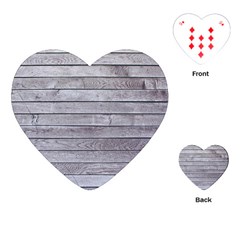 Wood Wooden Wall Wooden Boards Wall Boards Wall Playing Cards Single Design (heart)