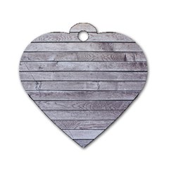 Wood Wooden Wall Wooden Boards Wall Boards Wall Dog Tag Heart (two Sides) by Azkajaya