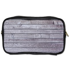 Wood Wooden Wall Wooden Boards Wall Boards Wall Toiletries Bag (two Sides) by Azkajaya