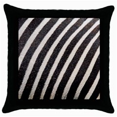 Yellow Regal Filagree Pattern Throw Pillow Case (Black)