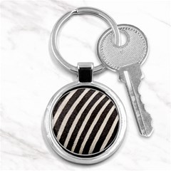 Yellow Regal Filagree Pattern Key Chain (round) by Azkajaya