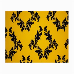 Yellow Regal Filagree Pattern Small Glasses Cloth by Azkajaya