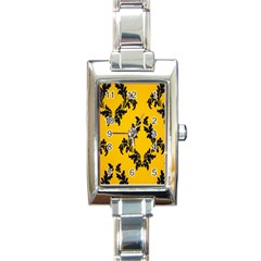 Zebra Zebra Pattern Zebra Fur Zebra Print Strip Rectangle Italian Charm Watch by Azkajaya