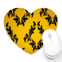 Zebra Zebra Pattern Zebra Fur Zebra Print Strip Heart Mousepad by Azkajaya