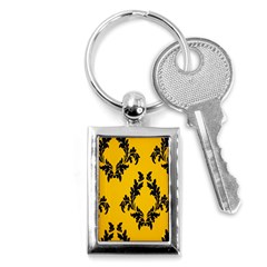 Zebra Zebra Pattern Zebra Fur Zebra Print Strip Key Chain (rectangle) by Azkajaya