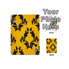 Zebra Zebra Pattern Zebra Fur Zebra Print Strip Playing Cards 54 Designs (mini)