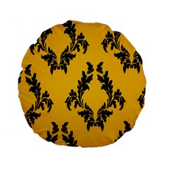 Zebra Zebra Pattern Zebra Fur Zebra Print Strip Standard 15  Premium Flano Round Cushions by Azkajaya