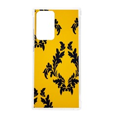 Yellow Regal Filagree Pattern Samsung Galaxy Note 20 Ultra Tpu Uv Case by Azkajaya