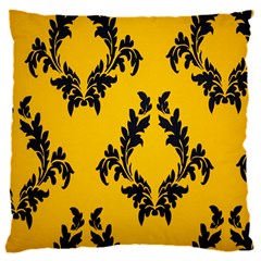 Yellow Regal Filagree Pattern 16  Baby Flannel Cushion Case (two Sides)