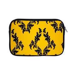 Yellow Regal Filagree Pattern Apple Ipad Mini Zipper Cases