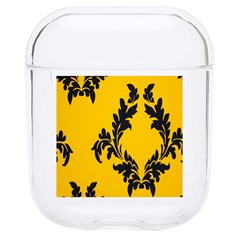 Yellow Regal Filagree Pattern Hard Pc Airpods 1/2 Case by Azkajaya