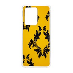 Yellow Regal Filagree Pattern Samsung Galaxy S20 Ultra 6 9 Inch Tpu Uv Case by Azkajaya