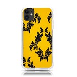 Yellow Regal Filagree Pattern iPhone 11 TPU UV Print Case Front