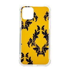 Yellow Regal Filagree Pattern Iphone 11 Pro 5 8 Inch Tpu Uv Print Case by Azkajaya