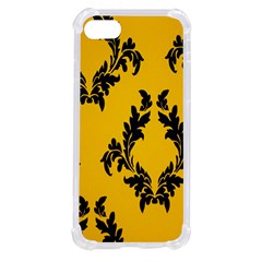 Yellow Regal Filagree Pattern Iphone Se by Azkajaya