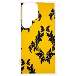 Yellow Regal Filagree Pattern Samsung Galaxy S24 Plus 6.7 Inch TPU UV Case Front