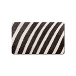 Zebra Zebra Pattern Zebra Fur Zebra Print Strip Magnet (Name Card) Front