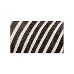 Zebra Zebra Pattern Zebra Fur Zebra Print Strip Sticker Rectangular (100 Pack) by Azkajaya