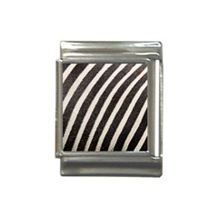 Zebra Zebra Pattern Zebra Fur Zebra Print Strip Italian Charm (13mm) by Azkajaya