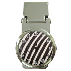 Zebra Zebra Pattern Zebra Fur Zebra Print Strip Money Clip Watches by Azkajaya