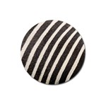 Zebra Zebra Pattern Zebra Fur Zebra Print Strip Magnet 3  (Round) Front