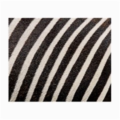 Zebra Zebra Pattern Zebra Fur Zebra Print Strip Small Glasses Cloth (2 Sides)