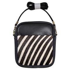 Zebra Zebra Pattern Zebra Fur Zebra Print Strip Girls Sling Bag by Azkajaya