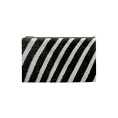 Zebra Zebra Pattern Zebra Fur Zebra Print Strip Cosmetic Bag (small) by Azkajaya