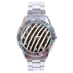 Zebra Zebra Pattern Zebra Fur Zebra Print Strip Stainless Steel Analogue Watch