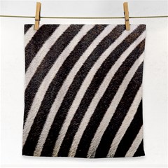 Zebra Zebra Pattern Zebra Fur Zebra Print Strip Face Towel by Azkajaya