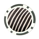 Zebra Zebra Pattern Zebra Fur Zebra Print Strip Poker Chip Card Guard (10 pack) Back