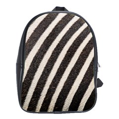 Zebra Zebra Pattern Zebra Fur Zebra Print Strip School Bag (large) by Azkajaya