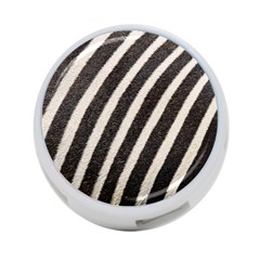 Zebra Zebra Pattern Zebra Fur Zebra Print Strip 4-port Usb Hub (two Sides) by Azkajaya