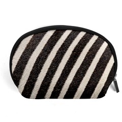 Zebra Zebra Pattern Zebra Fur Zebra Print Strip Accessory Pouch (Large)