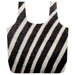 Zebra Zebra Pattern Zebra Fur Zebra Print Strip Full Print Recycle Bag (xl) by Azkajaya