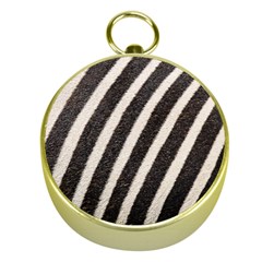 Zebra Zebra Pattern Zebra Fur Zebra Print Strip Gold Compasses by Azkajaya