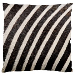 Zebra Zebra Pattern Zebra Fur Zebra Print Strip Standard Premium Plush Fleece Cushion Case (two Sides) by Azkajaya