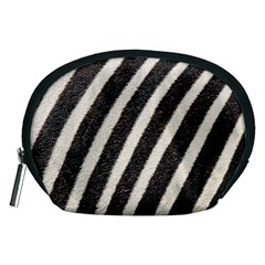 Zebra Zebra Pattern Zebra Fur Zebra Print Strip Accessory Pouch (medium) by Azkajaya