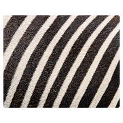 Zebra Zebra Pattern Zebra Fur Zebra Print Strip Two Sides Premium Plush Fleece Blanket (Teen Size)