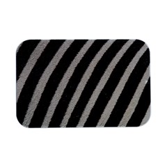 Zebra Zebra Pattern Zebra Fur Zebra Print Strip Open Lid Metal Box (silver)   by Azkajaya