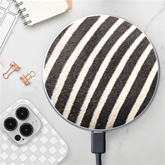 Zebra Zebra Pattern Zebra Fur Zebra Print Strip Wireless Fast Charger(white) by Azkajaya