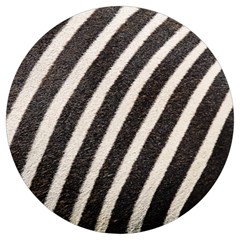 Zebra Zebra Pattern Zebra Fur Zebra Print Strip Round Trivet by Azkajaya